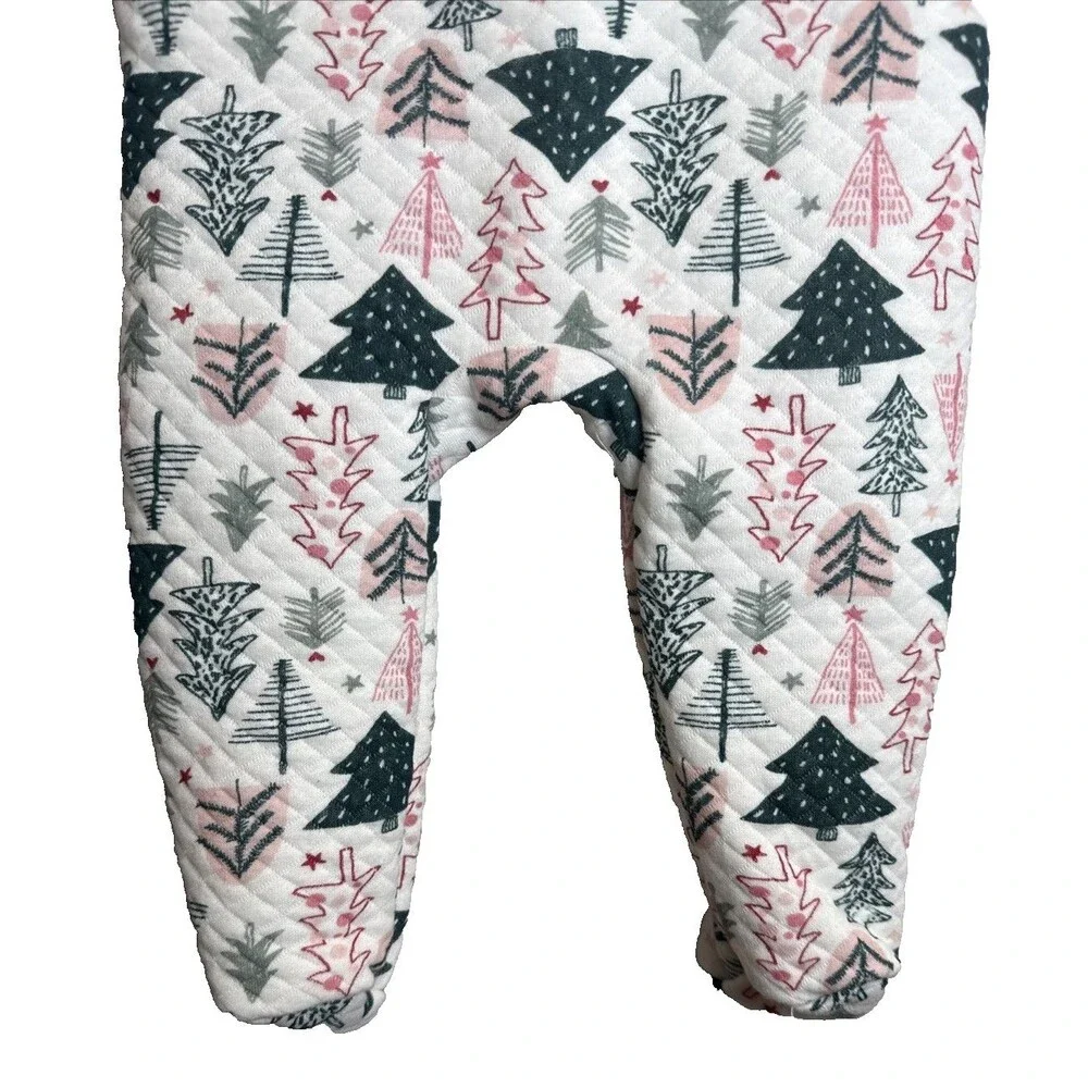 Chick Pea Sleeper Christmas Trees Size 6-9 Months Unisex Holiday Festive Winter